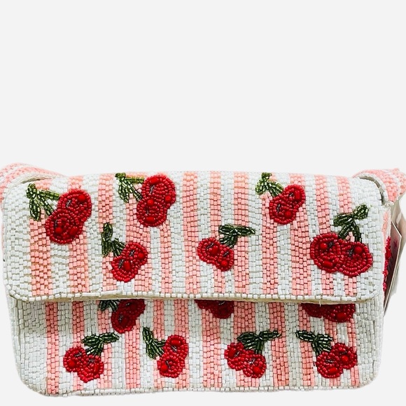Brand New Viral Beaded Bag Cherry | Made in India - Picture 2 of 8